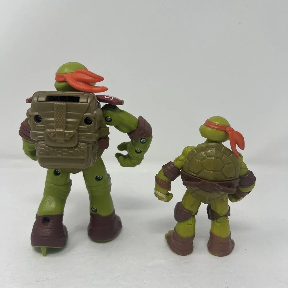 Teenage Mutant Ninja Turtles 2 Michelangelo Action Figure 4.5 5.5 Inch TMNT Toy